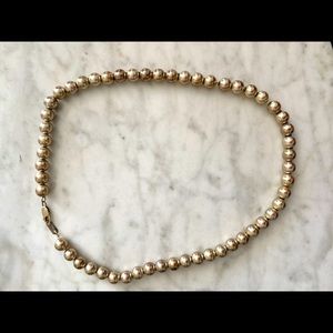 Bead necklace- Sterling Service